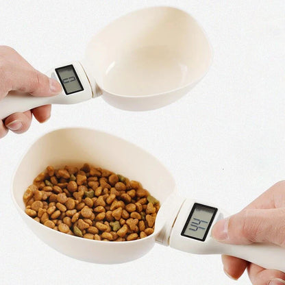 Precision Pet Food Measuring Scale with LED Display for Accurate Portion Control and Healthy Pet Feeding