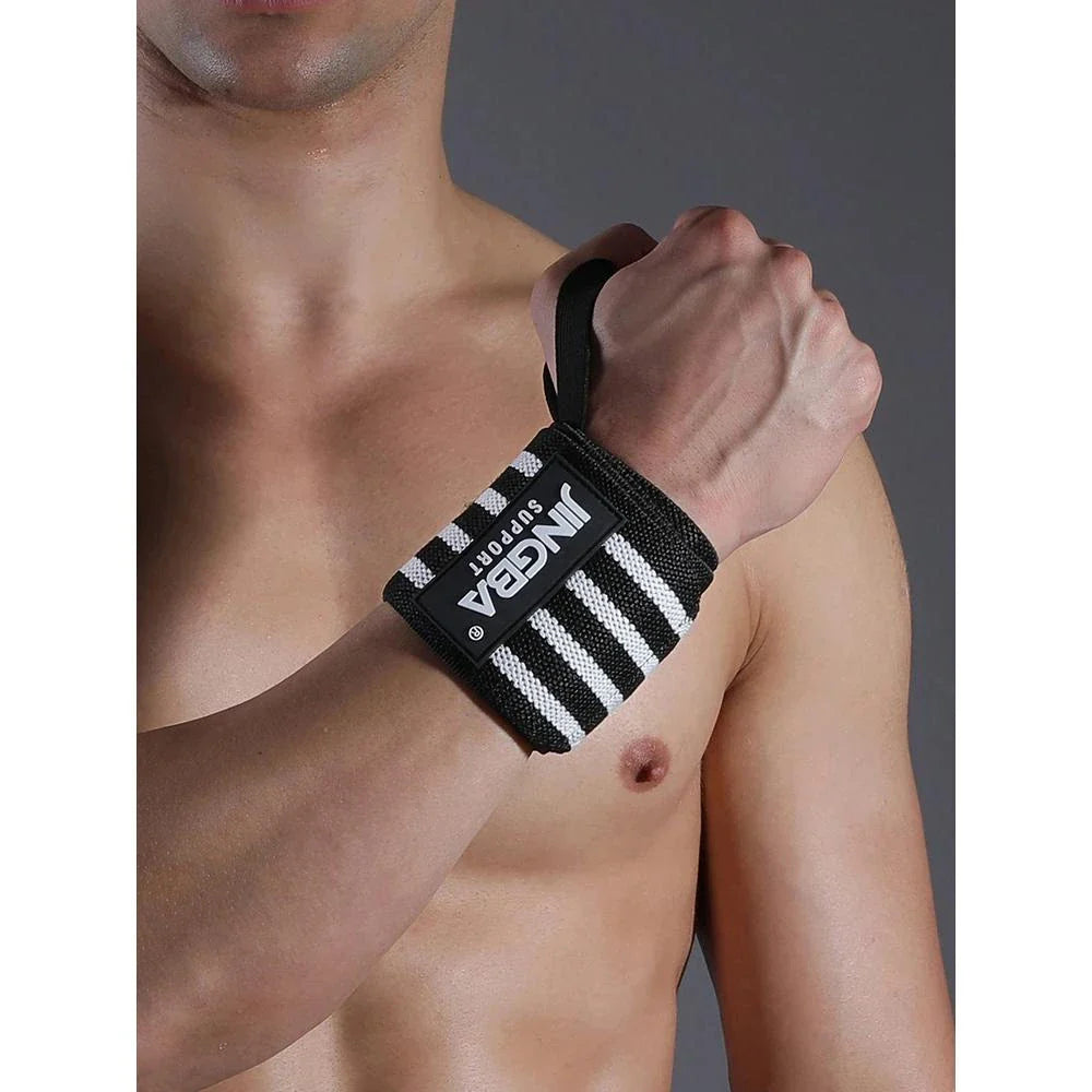 Premium nylon wrist support brace for weightlifting, gym training, and intense workouts