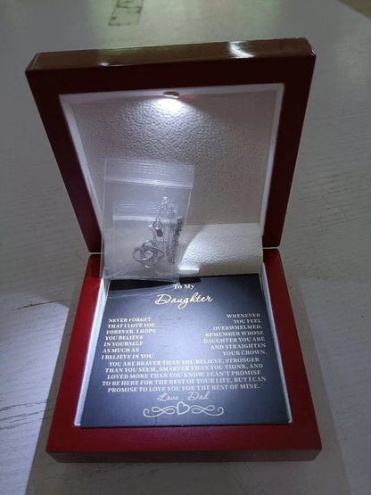 A dazzling diamond-accented star pendant necklace made of 925 sterling silver with a delicate clavicle chain, making a thoughtful holiday gift for her.