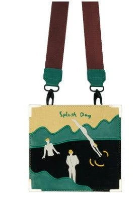 Outdoor Embroidery Knapsack with Customizable Panels and Ample Storage Space for Art Supplies