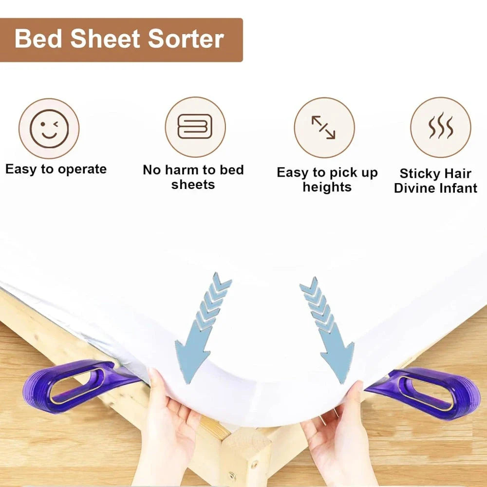 Ergonomic mattress lifter tool with durable PET material and angled design for easy lifting