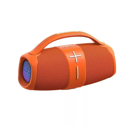 40W High-Power Portable Bluetooth Speaker with Dual Bass Radiators and RGB Lighting