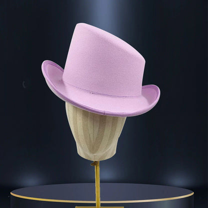Soft, wool flat top roll brim hat in a variety of colors for men, perfect for autumn and winter wear