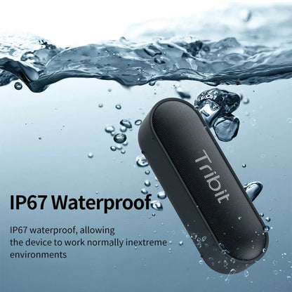 Premium Portable Bluetooth Speaker with 24-Hour Playtime, Waterproof Design, and Enhanced Bass