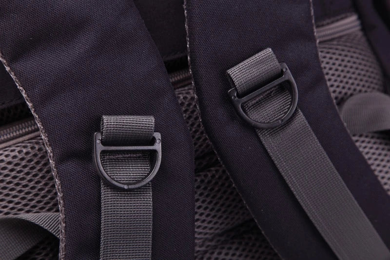 Premium diaper backpack with insulated pockets, stroller attachment, and USB charging port
