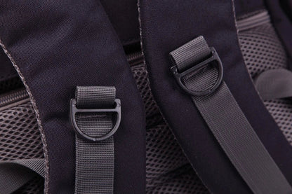 Premium diaper backpack with insulated pockets, stroller attachment, and USB charging port