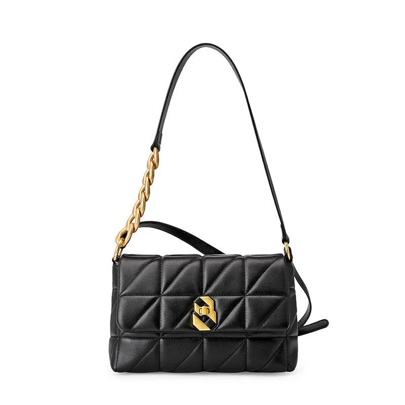 Trendha Premium Genuine Leather Crossbody Bag in White - Versatile, Durable, and Stylish Accessory for Modern Women