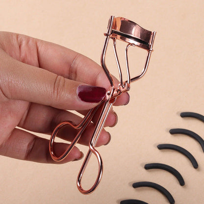 Premium Rose Gold Eyelash Curler for Effortlessly Curled, Voluminous Lashes