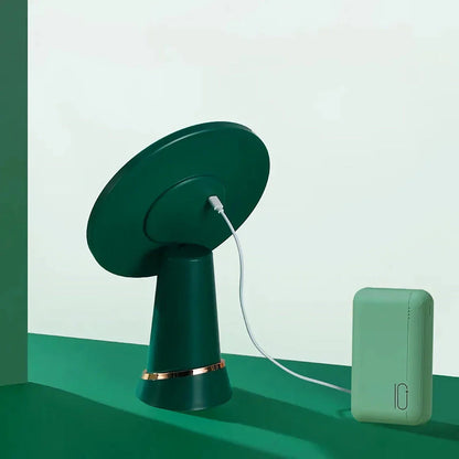 Illuminating LED makeup mirror with adjustable lighting and touch controls for perfect application and radiant results