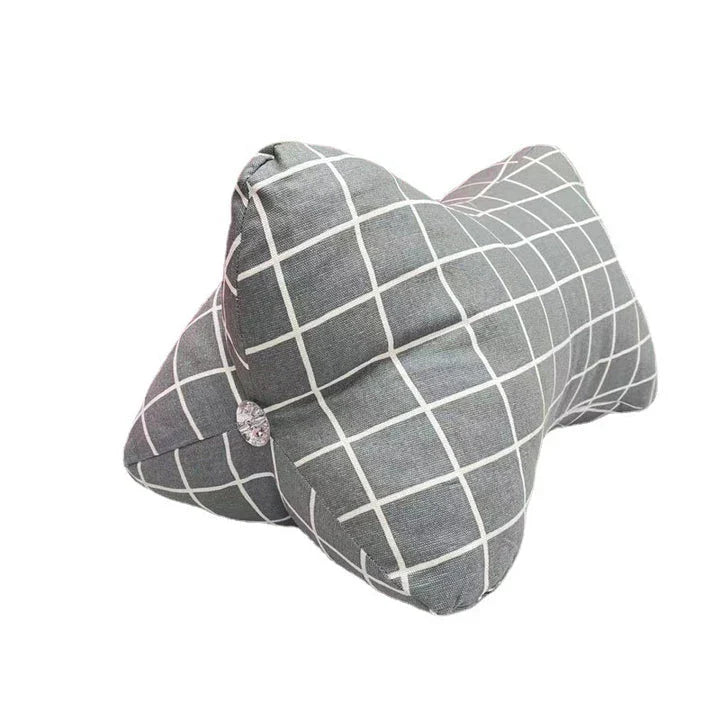 Multifunctional sofa cushion with vibrant cartoon-inspired designs, including flowers, plants, and cloud patterns, adding a playful touch to any living space.