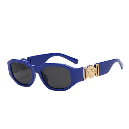 Chic Rectangle UV400 Sunglasses with Polycarbonate Frame and Anti-Reflective Gradient Lenses for Stylish Eye Protection
