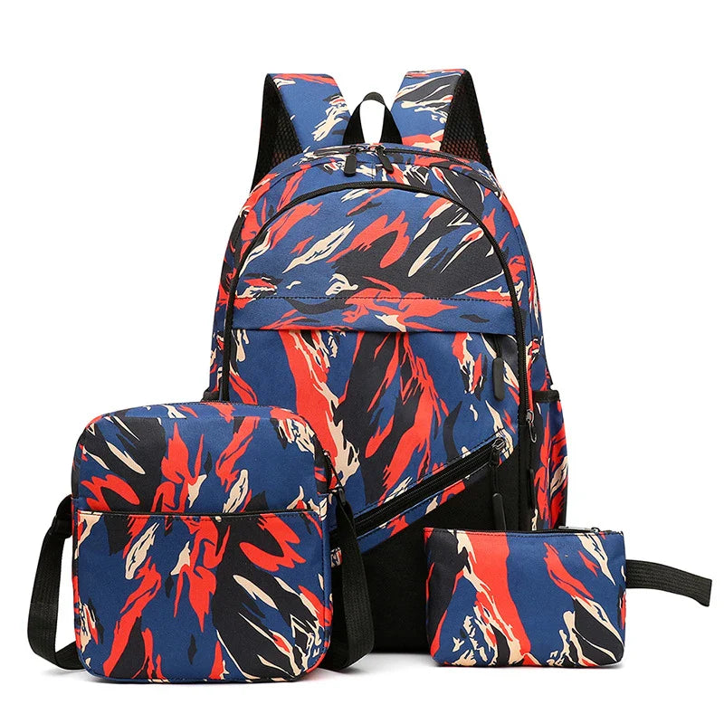 Premium Camouflage Backpack with Ample Storage Pockets and Breathable Design