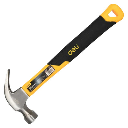 Durable High Carbon Steel Claw Hammer with Comfortable Fiber Handle for Versatile Woodworking and Home Repair Tasks