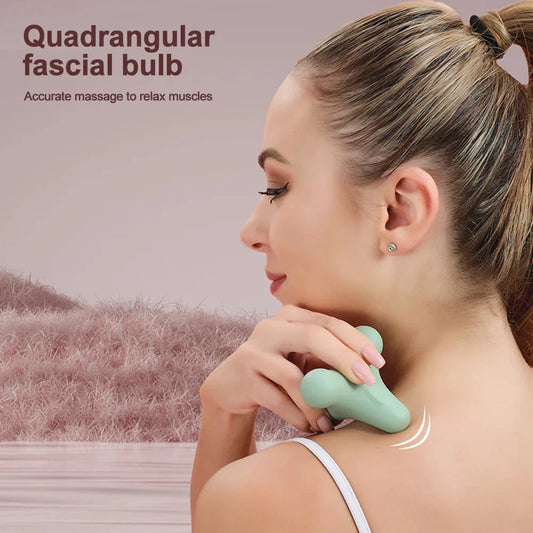 Deep Tissue Massage Ball with Unique Quadrangular Design for Targeted Muscle Relief