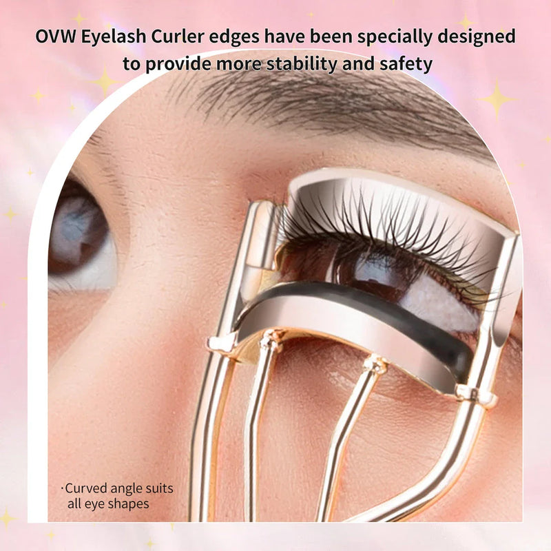 Hhomeenjoy US Premium Rose Gold Eyelash Curler - Effortlessly Curl Lashes for Bold, Captivating Eyes