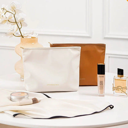 Premium Multi-Purpose Organizer Bag with Specialized Compartments for Makeup, Toiletries, and Tech Accessories