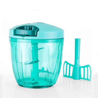 Stainless steel food chopper with 3-cup capacity for effortless meal prep