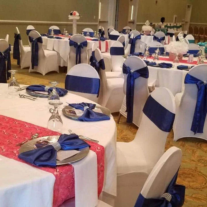 Elegant Silver Diamond Design Napkin Rings, Set of 10 Decorative Table Accessories