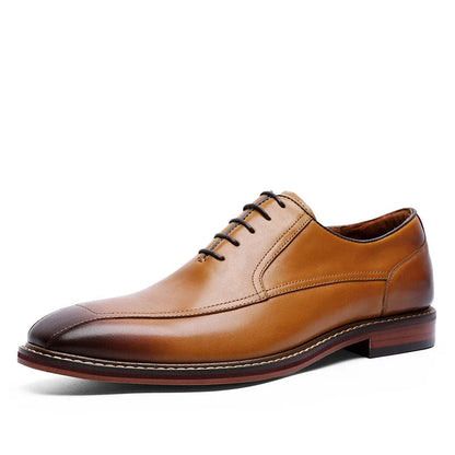 Premium Leather Retro Sneakers for Men in Black - Durable Cowhide Upper, Composite Sole, Versatile Everyday Wear