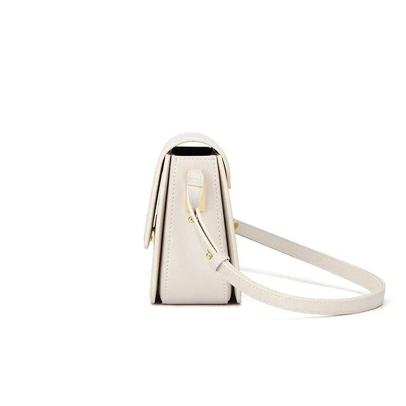 Elegant and sophisticated cow leather women's shoulder and crossbody bag with adjustable strap and spacious interior