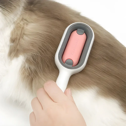 Multifunctional Cat Grooming Brush with double-sided design and skin-friendly comb teeth