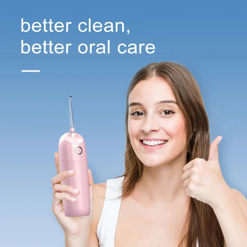 Portable Multicolor Water Flosser with USB Rechargeable Dental Water Jet for Optimal Oral Hygiene