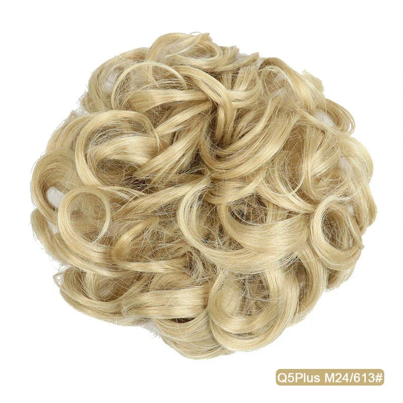 Messy Chignon Donut Hair Bun Pad - Effortless Elegance Hair Accessory for Stylish Buns