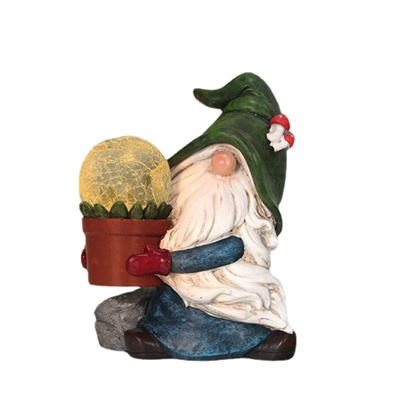 Elegant outdoor lantern with sculptural accents, made of premium synthetic resin for durability and sophistication