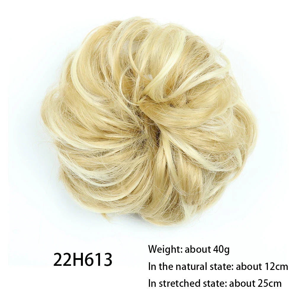 Messy Chignon Donut Hair Bun Pad - Effortless Elegance Hair Accessory for Stylish Buns