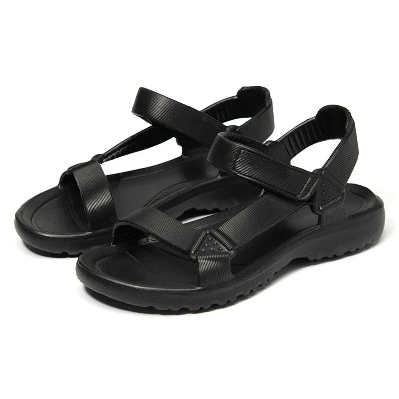 Lightweight women's summer trekking sandals with adjustable straps, durable construction, and a supportive cushioned footbed