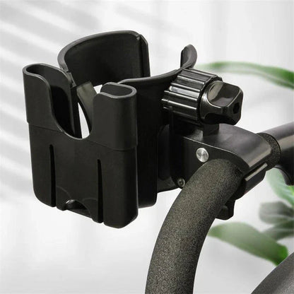 Cup Holder for Stroller - Securely holds drink and phone, universal fit for most strollers