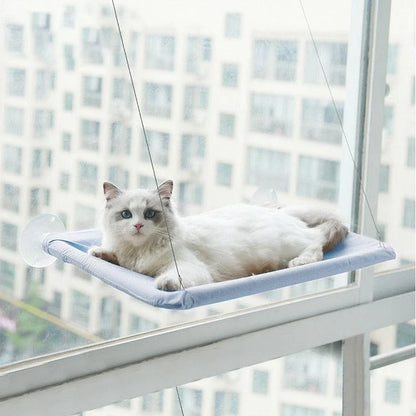 Cozy cat hammock in various colors, including green, khaki, purple, blue, and more, with and without cushions
