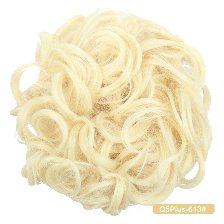 Messy Chignon Donut Hair Bun Pad - Effortless Elegance Hair Accessory for Stylish Buns