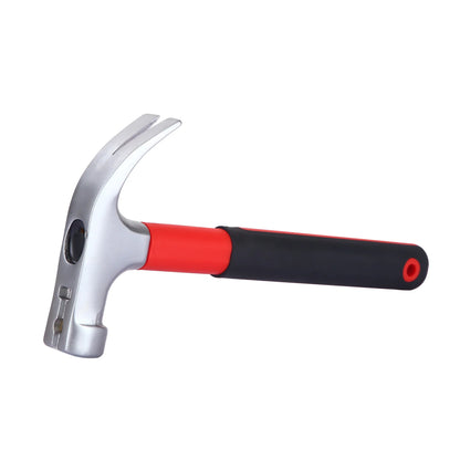 Premium Multifunctional Claw Hammer with Durable High-Carbon Steel Construction and Ergonomic Plastic Coating for Woodworking, Carpentry, and Home Repairs