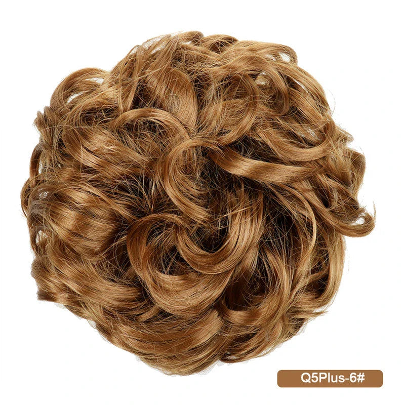 Messy Chignon Donut Hair Bun Pad - Effortless Elegance Hair Accessory for Stylish Buns