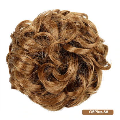 Messy Chignon Donut Hair Bun Pad - Effortless Elegance Hair Accessory for Stylish Buns
