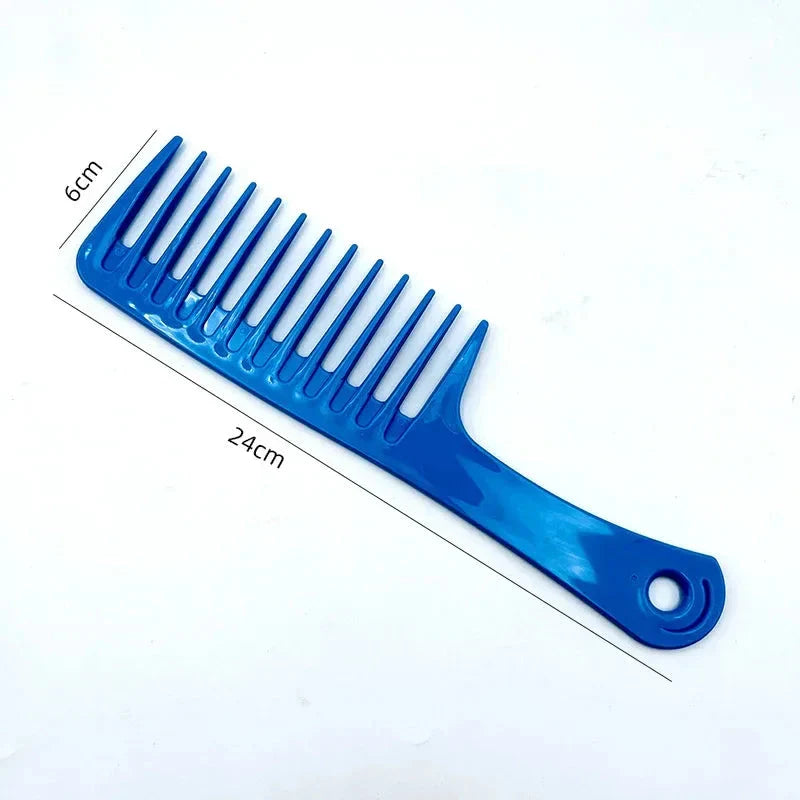 Trendha Heat-Resistant Wide-Tooth Comb for Smooth, Manageable Curly Hair