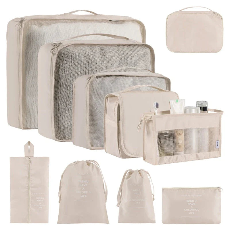 Stylish and practical home storage bags in various solid colors, designed to neatly organize your closets, shelves, and living spaces.