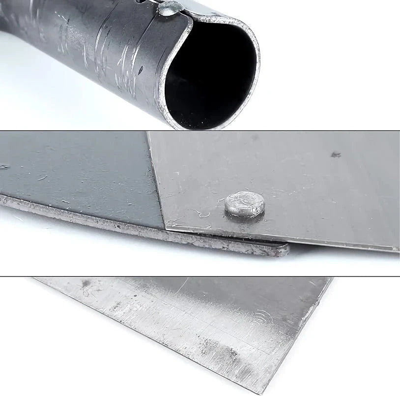 Heavy-Duty Multifunctional Garden Cleaning Shovel made of manganese steel with a flat head for efficient gardening and cleaning tasks