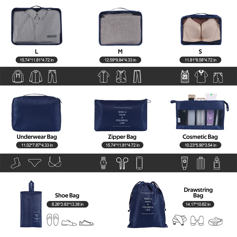 Stylish and practical home storage bags in various solid colors, designed to neatly organize your closets, shelves, and living spaces.