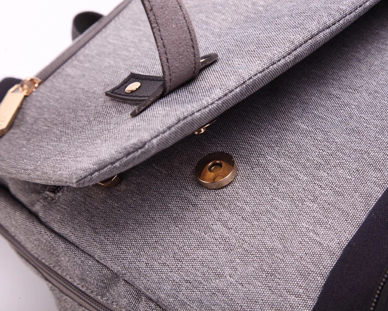 Hhomeenjoy US Premium Diaper Backpack with Insulated Pockets and Stroller Hooks