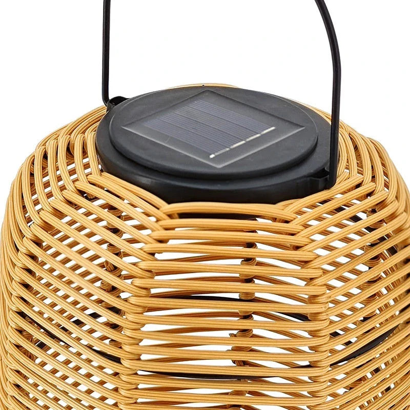 Trendha Portable Outdoor Solar Lantern with Elegant Hanging Design for Illuminating Courtyards, Gardens, and Parks