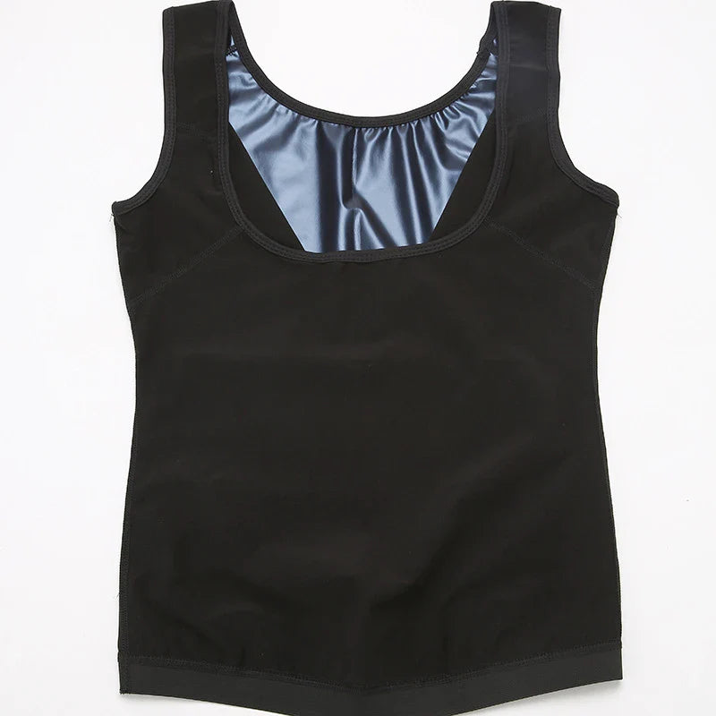Premium neoprene sweat vest for slimming and body shaping, featuring lightweight, stretchy fabric and compression support