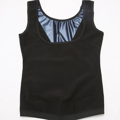 Premium neoprene sweat vest for slimming and body shaping, featuring lightweight, stretchy fabric and compression support