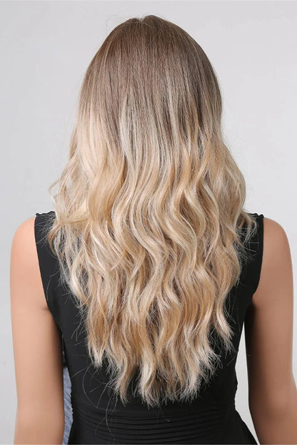 Premium 24-inch long wave lace front wig with 150% density, featuring a natural-looking lace front and elegant waves for a head-turning look.