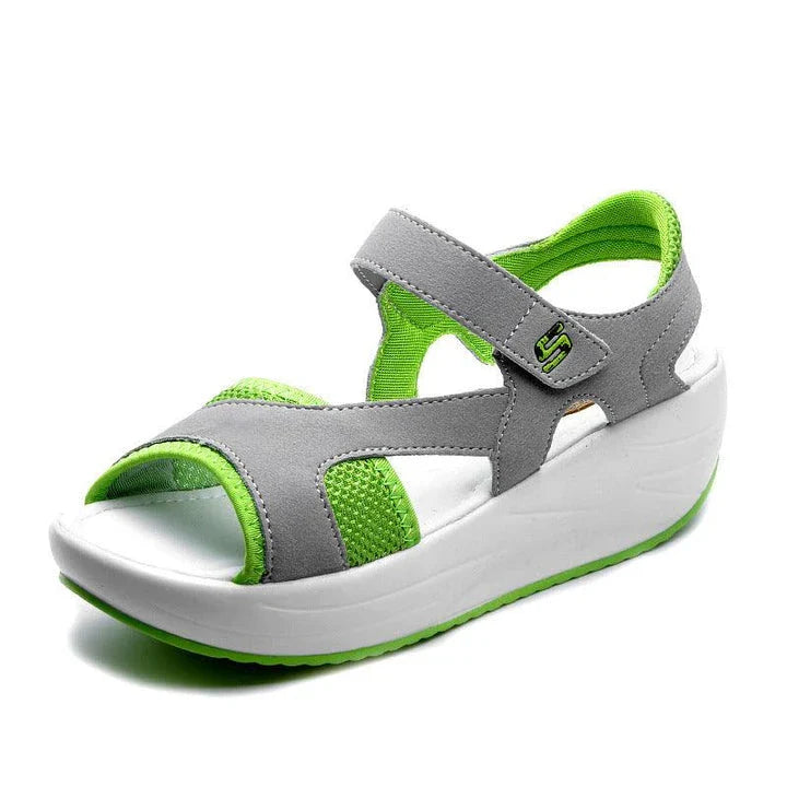 Comfortable and breathable fish mouth sandals with mesh upper and PU soles for summer style and comfort