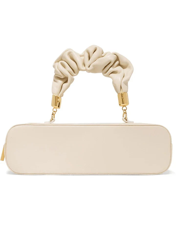 Chic Long Shoulder Diagonal Bag in Beige, Black, Dark Green, and Brown Colors