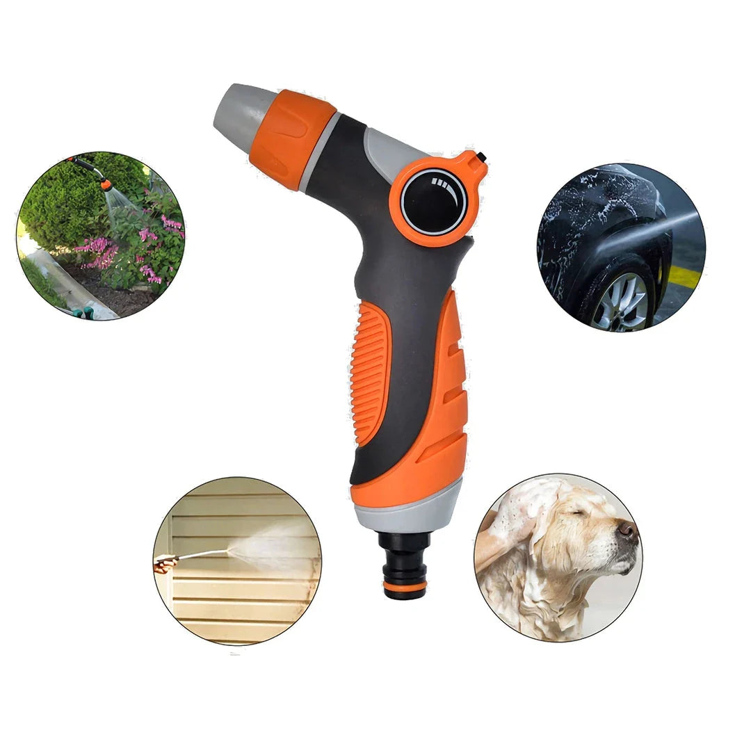 High Pressure 10-Mode Garden Sprayer with Adjustable Spray Patterns and Durable Design
