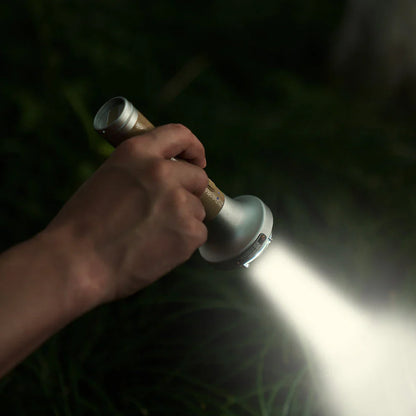 Bright and Waterproof Rechargeable Camping Flashlight with powerful LED, waterproof design, and rechargeable battery