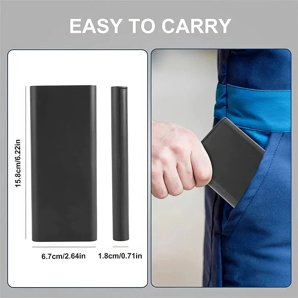 A 24-in-1 magnetic precision screwdriver set with an ergonomic handle and 24 hardened S2 tool steel bits for versatile DIY repairs